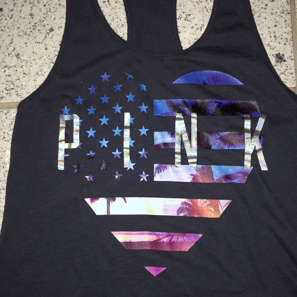 PINK Racerback Tank - Picture 3 of 4